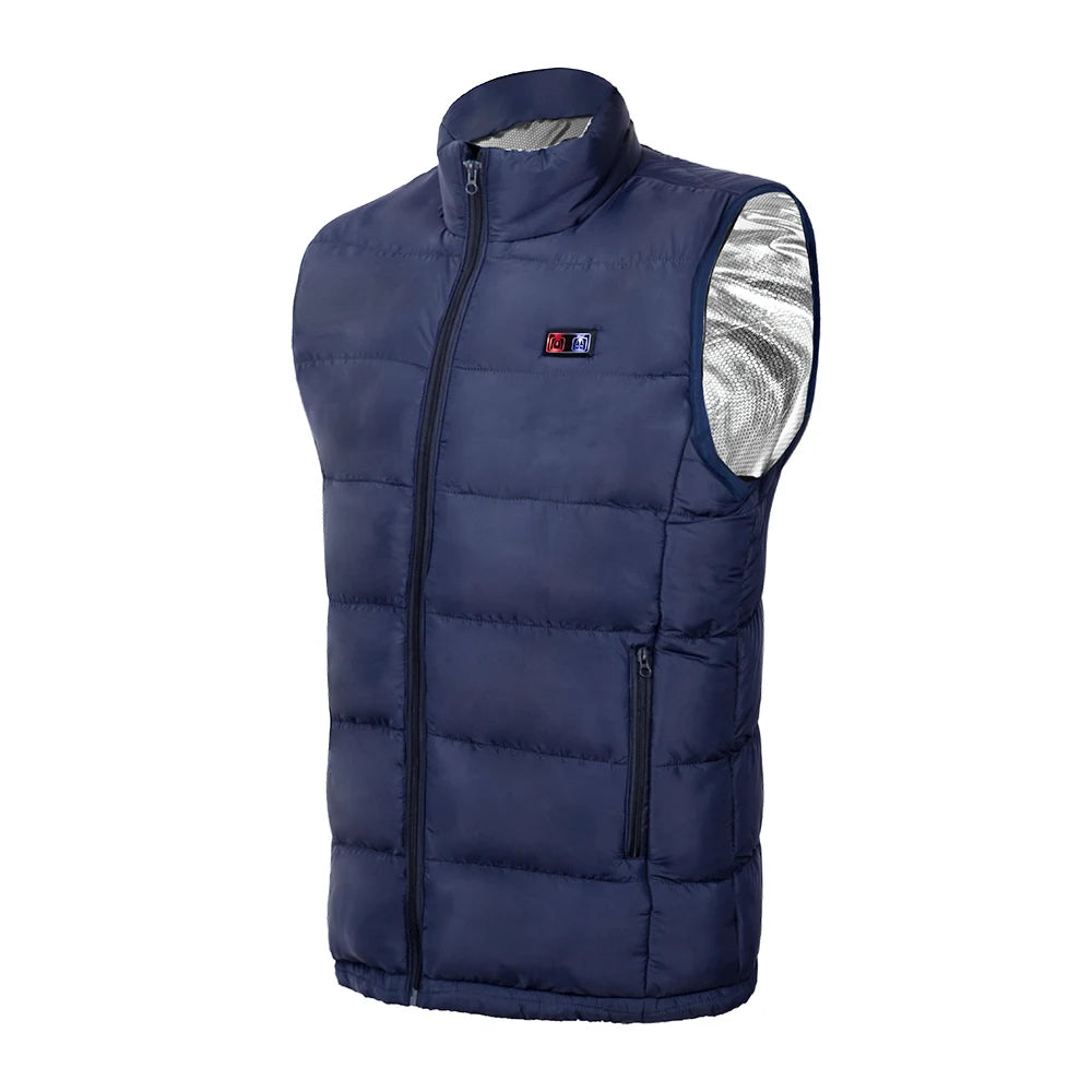 🔥 9-Zonen Heated Vest – Elektrisch beheizte Weste für Damen & Herren | USB-Heizung, Graphen-Wärme, Outdoor-Camping & Winter-Sport