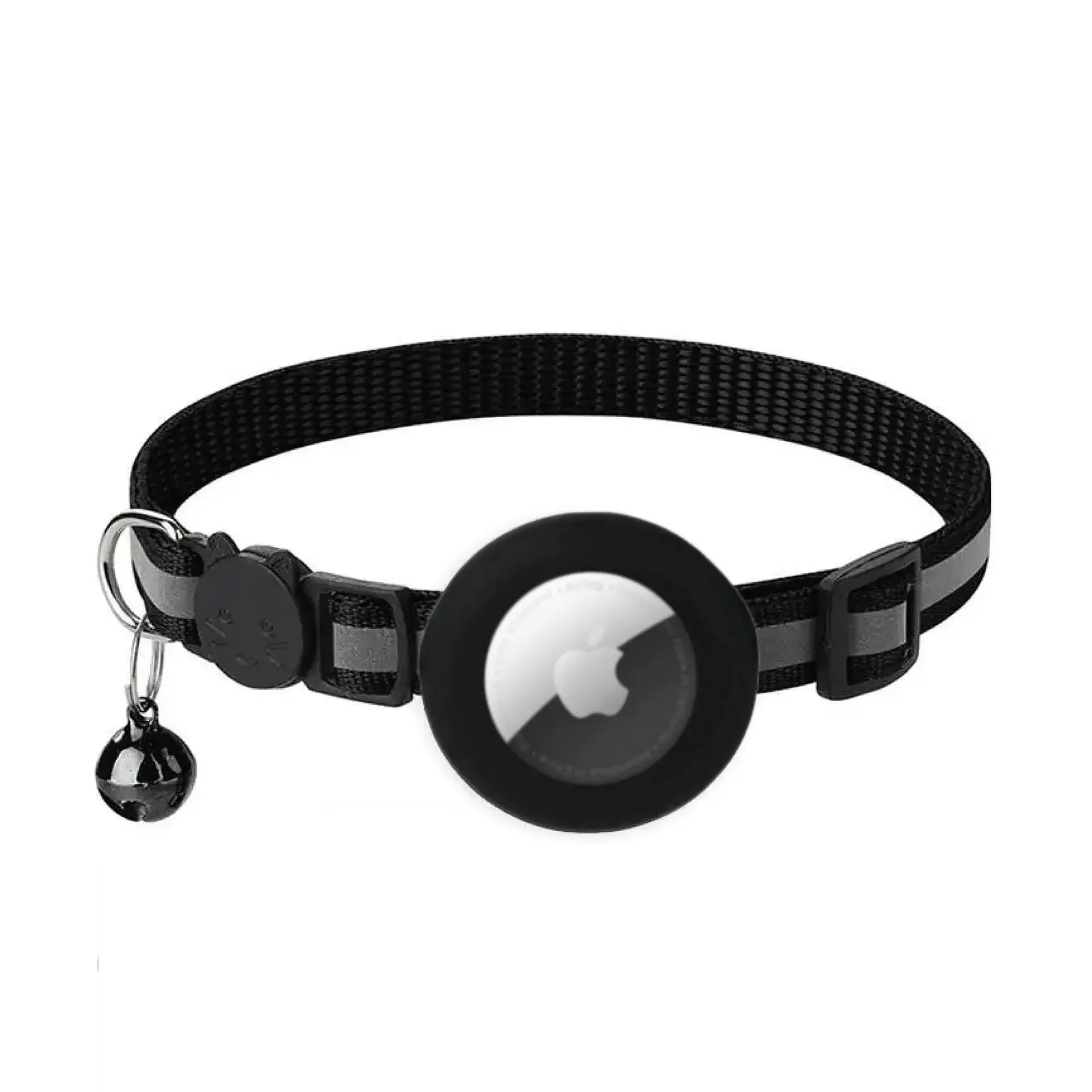 AirTag Halsband für Katzen – Reflektierendes Anti-Lost Halsband mit Schutzcase | Sicheres Tracker-Halsband für Katzen & Hunde PawPaw