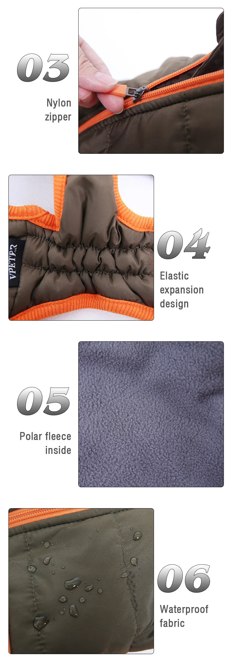 🐾 Waterproof Winter Puppy Jacket – Warme Hundejacke mit integriertem Geschirr | Für kleine Hunde wie Chihuahua, Yorkie & French Bulldog