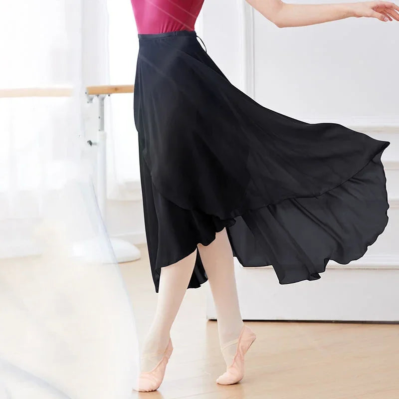 ✨ Balletcore Chiffon Wrap Skirt – Eleganter Ballet/Bubble Skirt im Madison-Beer-Style | Ballett, Dance, Coquette & Fashion