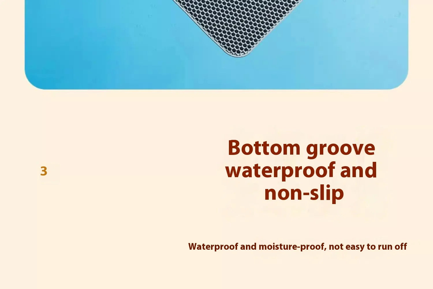 🐾 Extra Large Cat Litter Mat – XXL Katzenstreumatte | 2-lagig, wasserdicht, rutschfest & waschbar – Anti-Streu Bodenmatte für Katzentoiletten