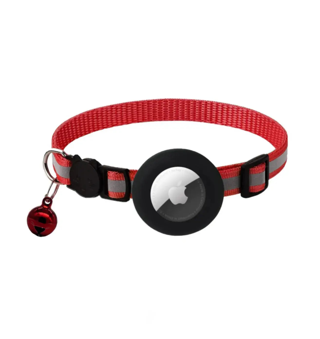 AirTag Halsband für Katzen – Reflektierendes Anti-Lost Halsband mit Schutzcase | Sicheres Tracker-Halsband für Katzen & Hunde PawPaw