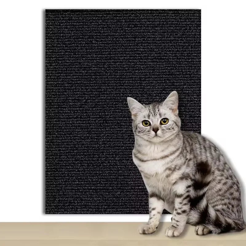 Self-Adhesive Cat Scratch Mat – Zuschneidbarer Sofa-Schutz aus Teppich | 7 Farben, Trimmbar, Möbel-Schutz & Kratzunterlage für Katzen