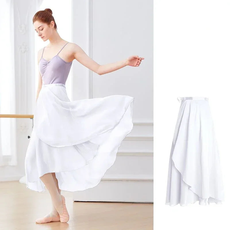 ✨ Balletcore Chiffon Wrap Skirt – Eleganter Ballet/Bubble Skirt im Madison-Beer-Style | Ballett, Dance, Coquette & Fashion
