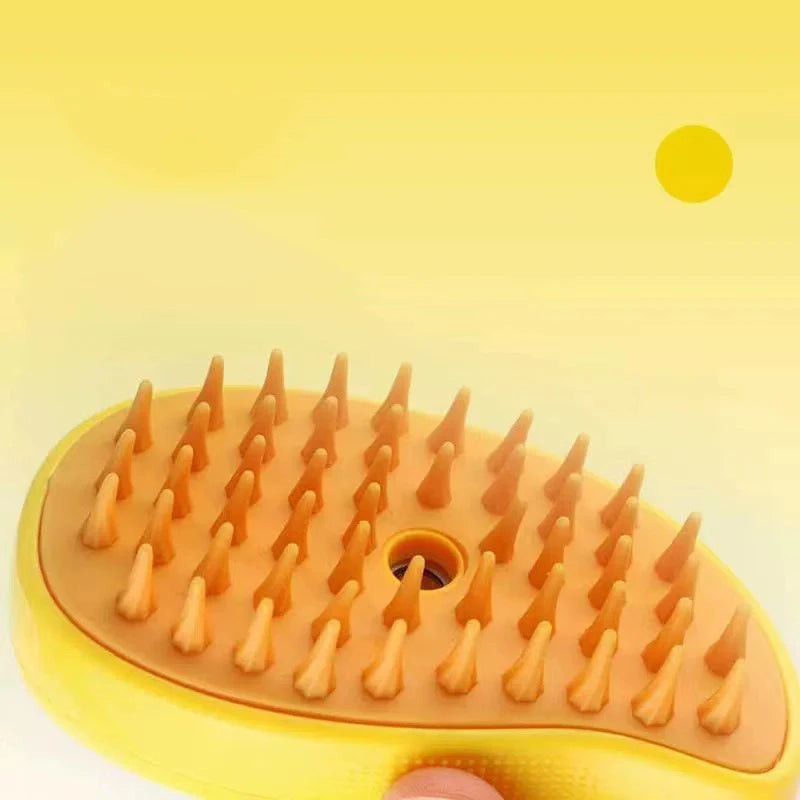 🐾 Mango Pet Spray Massage Comb – Anti-Haarverlust Massagekamm mit Sprühfunktion | Fellpflege & Badehilfe für Hunde & Katzen
