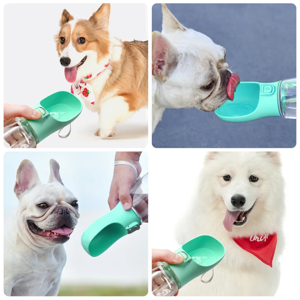 🐾 Portable Dog Water Bottle – Auslaufsichere Trinkflasche für Hunde & Katzen | Outdoor Reise-Wasserbehälter für kleine & große Hunde