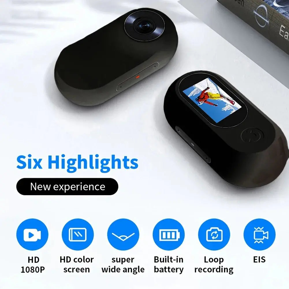 HD 1080P Haustier-Kamera Halsband – Ohne WLAN | Kamera für Hunde & Katzen | Sport- & Action-Cam zur Videoaufnahme unterwegs PawPaw