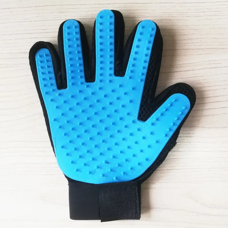 🐾 Silicone Pet Grooming Gloves – Mehrfarbige Tierhaar-Entfernungs-Handschuhe für Hunde & Katzen | Sanfte Fellpflege & Haarentfernung