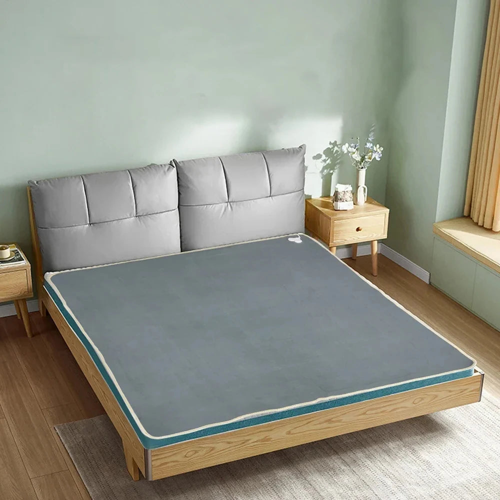 🔥 Electric Heating Blanket – Elektrische Heizmatte mit Thermostat | Unterbett-Heizdecke 220V EU-Stecker für Winter & kalte Nächte