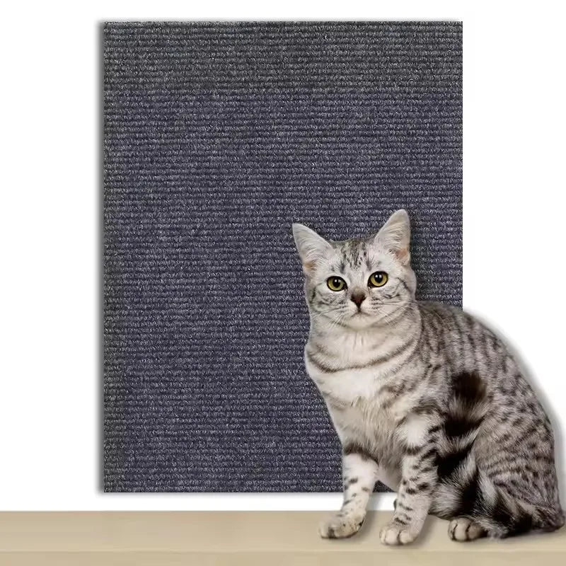 Self-Adhesive Cat Scratch Mat – Zuschneidbarer Sofa-Schutz aus Teppich | 7 Farben, Trimmbar, Möbel-Schutz & Kratzunterlage für Katzen
