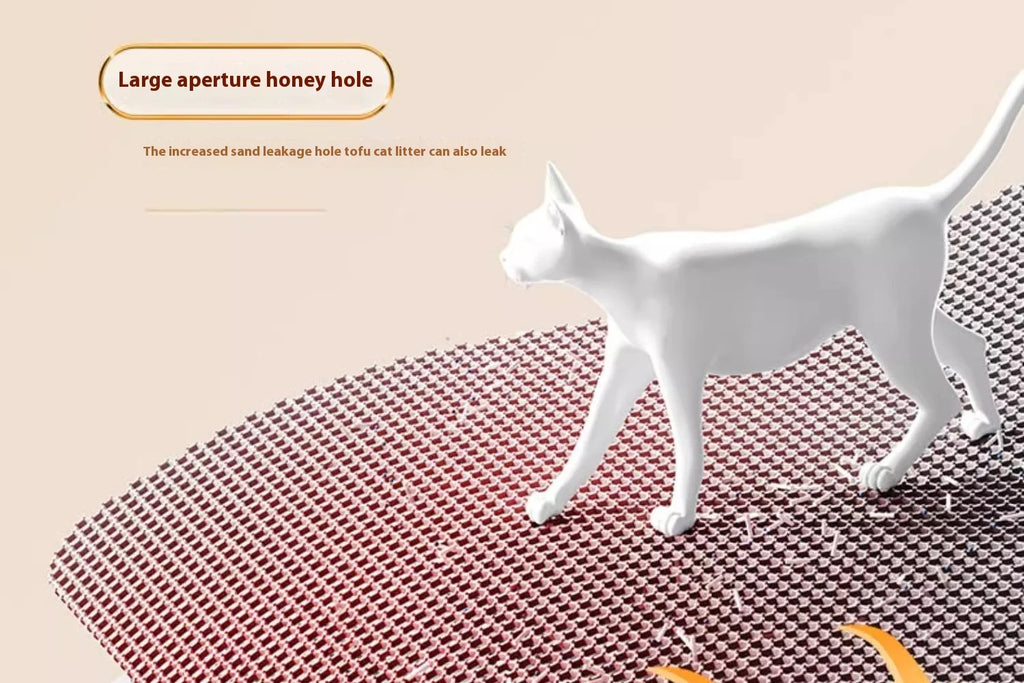 🐾 Extra Large Cat Litter Mat – XXL Katzenstreumatte | 2-lagig, wasserdicht, rutschfest & waschbar – Anti-Streu Bodenmatte für Katzentoiletten