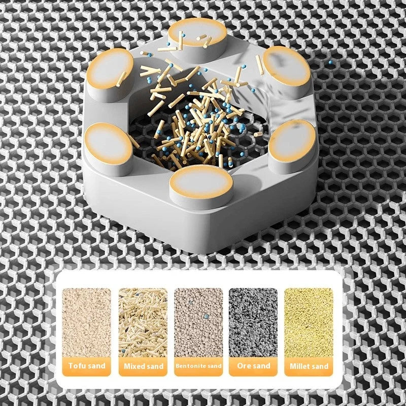 🐾 Extra Large Cat Litter Mat – XXL Katzenstreumatte | 2-lagig, wasserdicht, rutschfest & waschbar – Anti-Streu Bodenmatte für Katzentoiletten