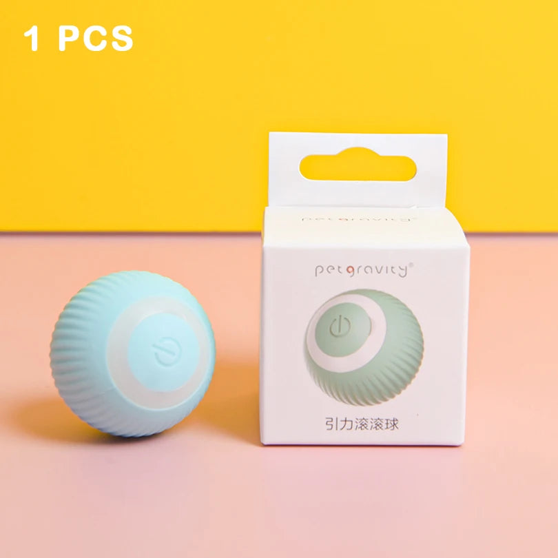 🐾 Interactive Motion Cat Toy Ball – Schnell rollender Hide-and-Seek Spielball für Wohnungskatzen | Bewegungsaktiviert & im Beutel versteckt