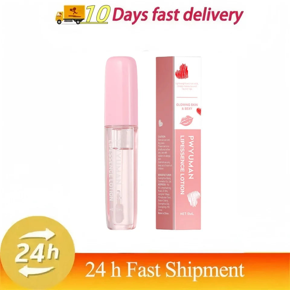 💋 Volumizing Lip Plumper Serum – Sofort-Aufpolsterndes Lipgloss für volle Lippen | Feuchtigkeit, Glanz & Reduzierung feiner Linien