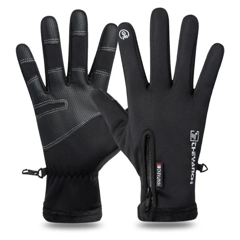 🧤 Waterproof Winter Thermal Gloves – Warme Touchscreen-Handschuhe | Winddicht, rutschfest & ideal für Schnee, Sport & Motorrad