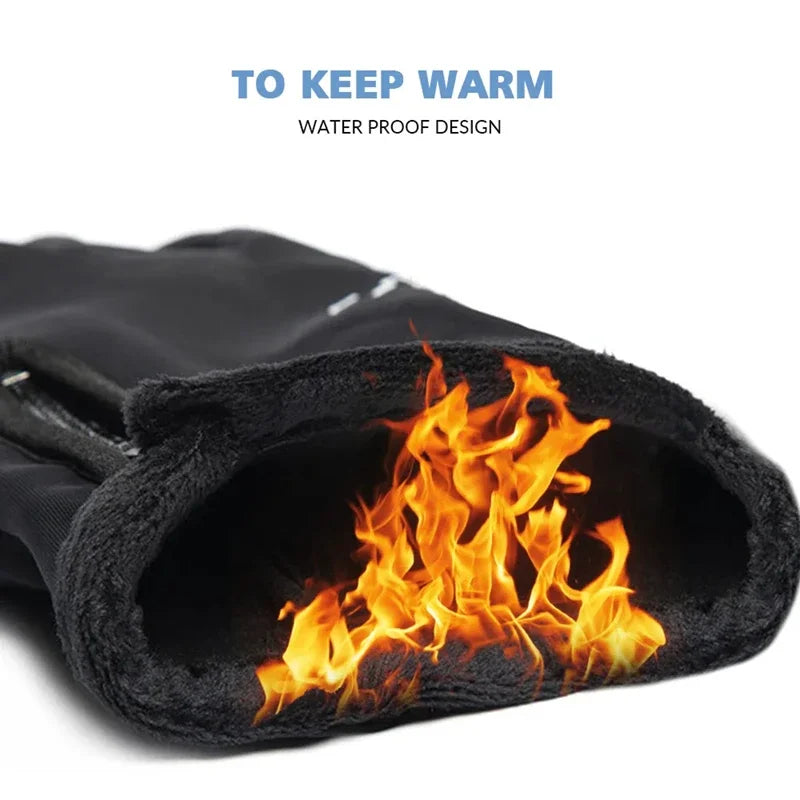 🧤 Waterproof Winter Thermal Gloves – Warme Touchscreen-Handschuhe | Winddicht, rutschfest & ideal für Schnee, Sport & Motorrad