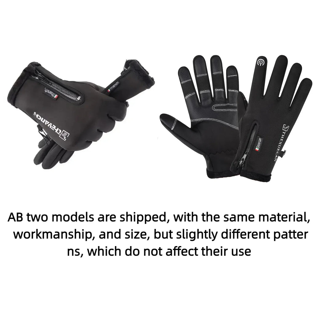 🧤 Waterproof Winter Thermal Gloves – Warme Touchscreen-Handschuhe | Winddicht, rutschfest & ideal für Schnee, Sport & Motorrad