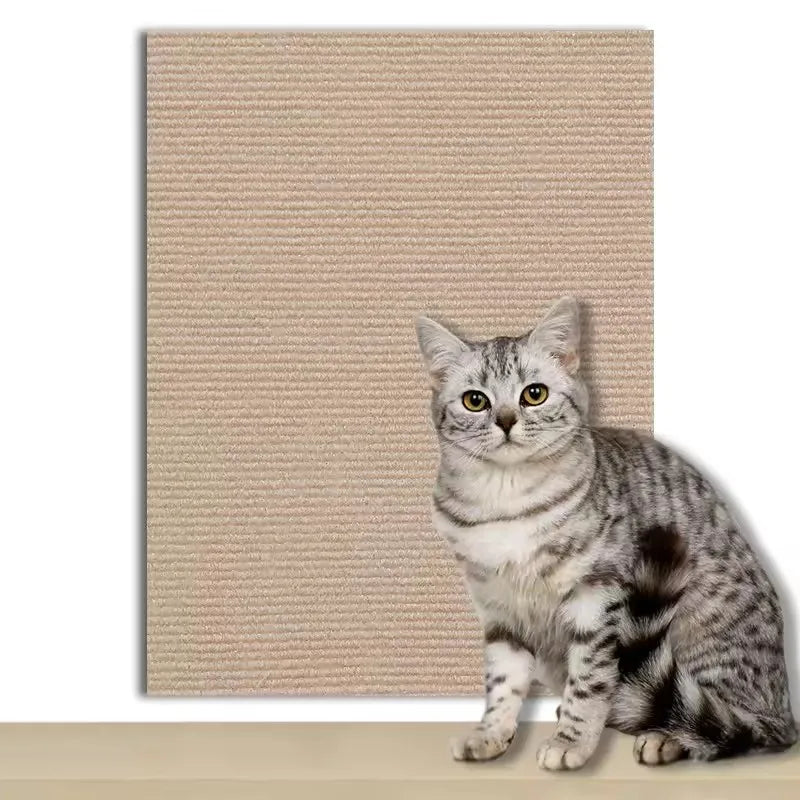 Self-Adhesive Cat Scratch Mat – Zuschneidbarer Sofa-Schutz aus Teppich | 7 Farben, Trimmbar, Möbel-Schutz & Kratzunterlage für Katzen
