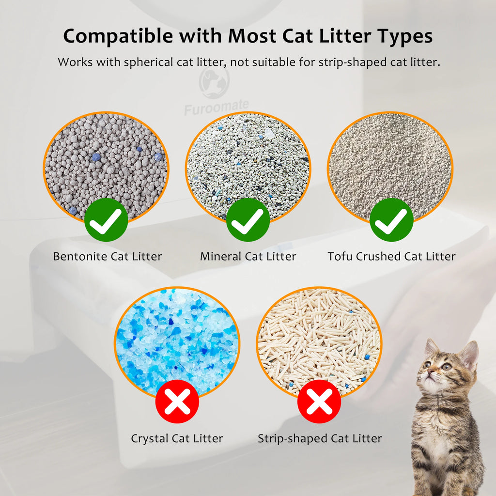 🐾 Self-Cleaning Cat Litter Box – Offene XXL Katzentoilette mit automatischer Reinigung & Sicherheits-Sensoren | Für Mehrkatzen-Haushalte