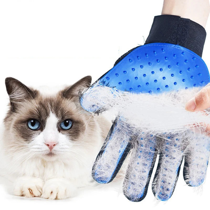 🐾 Silicone Pet Grooming Gloves – Mehrfarbige Tierhaar-Entfernungs-Handschuhe für Hunde & Katzen | Sanfte Fellpflege & Haarentfernung