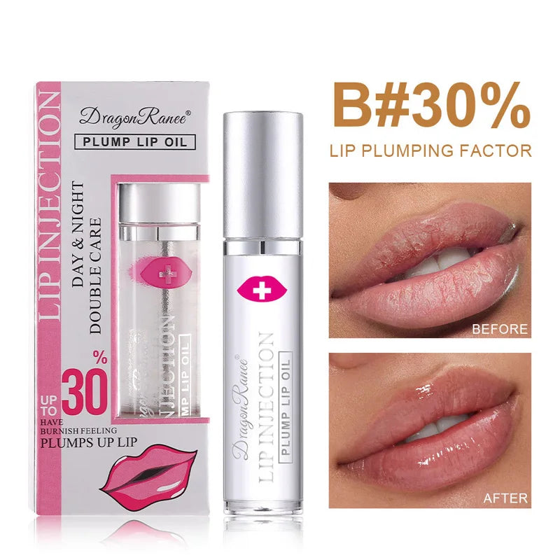 💋 Volumizing Lip Plumper Serum – Sofort-Aufpolsterndes Lipgloss für volle Lippen | Feuchtigkeit, Glanz & Reduzierung feiner Linien