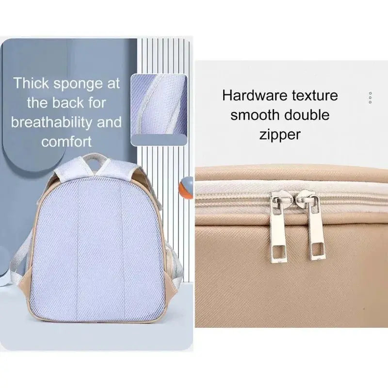 Transparenter Katzen-Rucksack – Tragetasche für Katzen & kleine Hunde | Atmungsaktive PU-Transporttasche für Reisen & Outdoor PawPaw